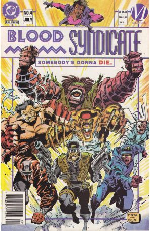 Blood Syndicate 4 (Newsstand) published by DC with cover art by James W. Fry III