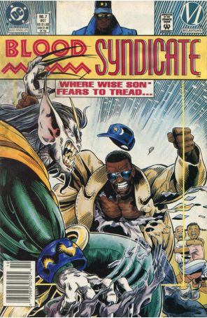 Blood Syndicate 7 (Newsstand) published by DC with cover art by Chris Cross