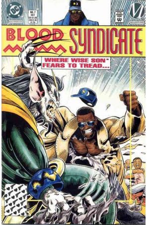 Blood Syndicate 7 published by DC with cover art by Chris Cross