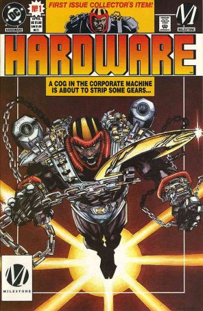 Hardware 1 published by DC with cover art by Denys Cowan