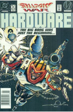 Hardware 11 (Newsstand) published by DC with cover art by Walt Simonson