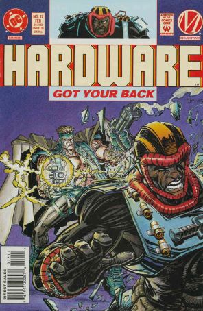 Hardware 12 published by DC with cover art by Mark D. Bright