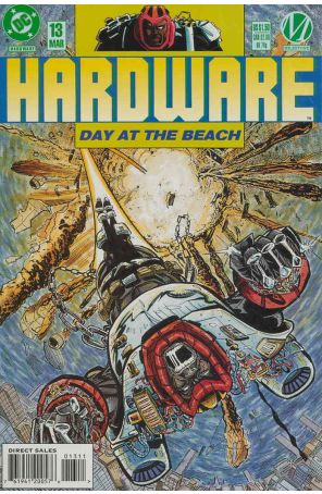 Hardware 13 published by DC with cover art by Wilfred Santiago