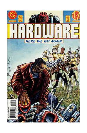 Hardware 14 published by DC with cover art by Denys Cowan