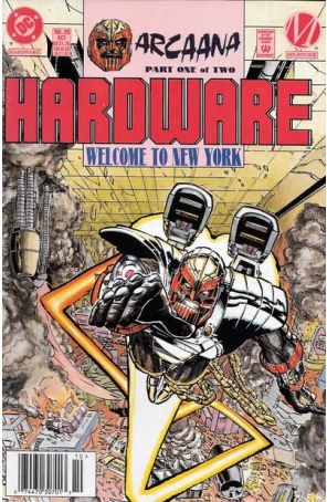 Hardware 20 (Newsstand) published by DC with cover art by Humberto Ramos