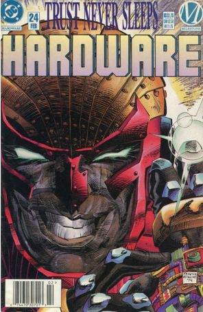 Hardware 24 (Newsstand) published by DC with cover art by Prentis Rollins