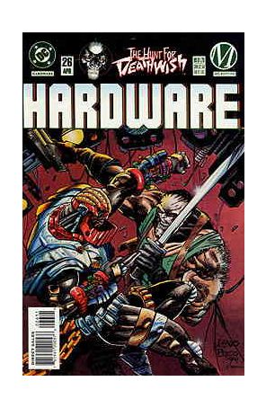 Hardware 26 published by DC with cover art by Denys Cowan