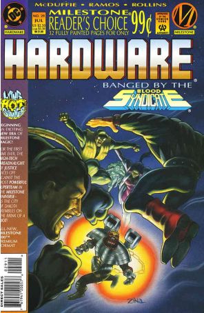 Hardware 29 published by DC with cover art by Zina Saunders