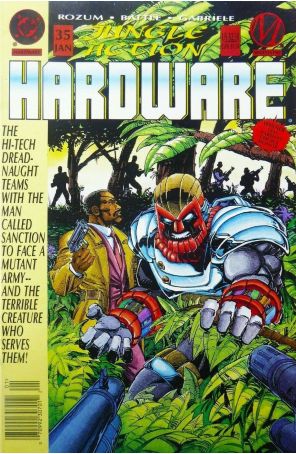 Hardware 35 (Newsstand) published by DC with cover art by Mark D. Bright