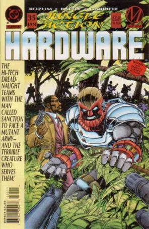 Hardware 35 published by DC with cover art by Mark D. Bright