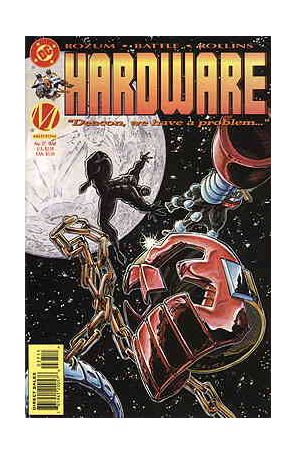 Hardware 37 published by DC with cover art by Eric Battle