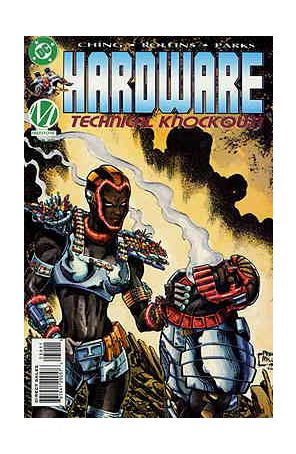 Hardware 39 published by DC with cover art by Prentis Rollins
