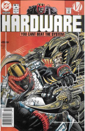 Hardware 4 (Newsstand) published by DC with cover art by Denys Cowan
