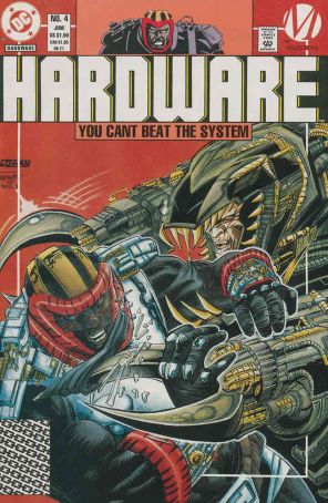 Hardware 4 published by DC with cover art by Denys Cowan