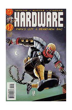 Hardware 40 published by DC with cover art by J.J. Birch