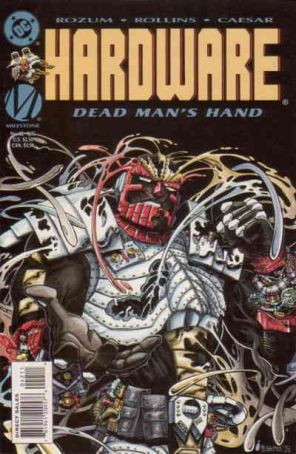 Hardware 42 published by DC with cover art by Prentis Rollins