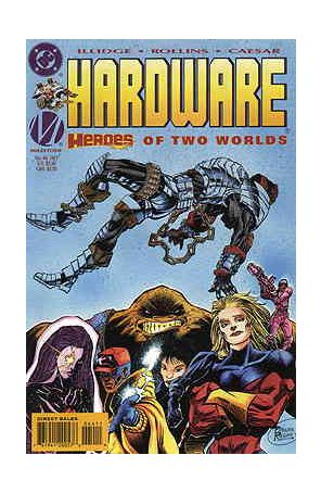 Hardware 44 published by DC with cover art by Prentis Rollins