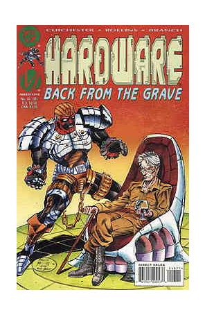 Hardware 46 published by DC with cover art by Prentis Rollins