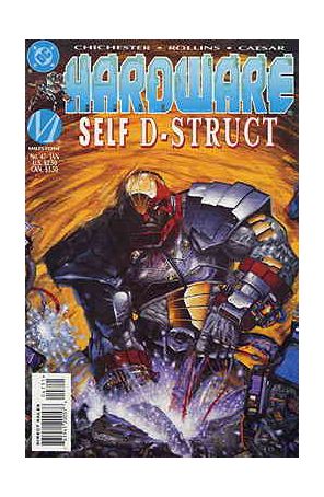 Hardware 47 published by DC with cover art by Wilfred Santiago