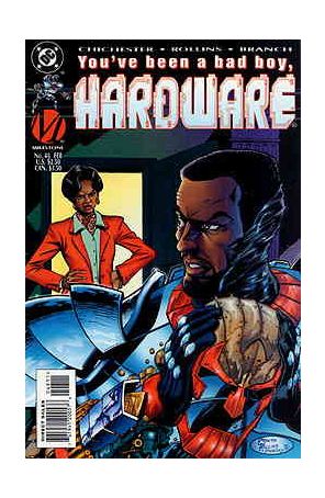 Hardware 48 published by DC with cover art by Prentis Rollins