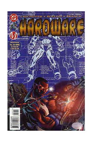 Hardware 50 published by DC with cover art by Prentis Rollins