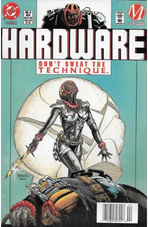 Hardware 9 (Newsstand) published by DC with cover art by Jimmy Palmiotti