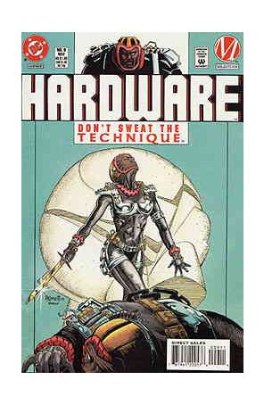 Hardware 9 published by DC with cover art by Jimmy Palmiotti