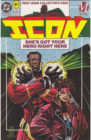 Icon 1A published by DC with cover art by Denys Cowan