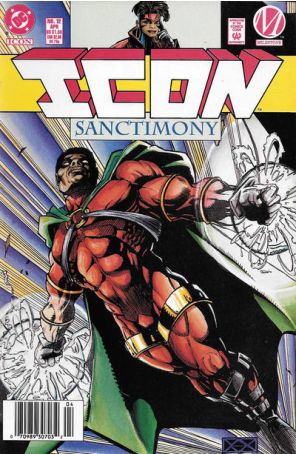Icon 12 (Newsstand) published by DC with cover art by Walter McDaniel