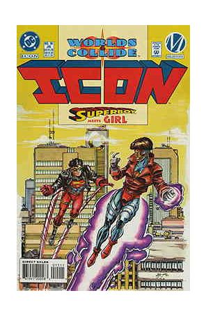 Icon 15 published by DC with cover art by Mark D. Bright