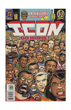 Icon 17 published by DC with cover art by Mark D. Bright