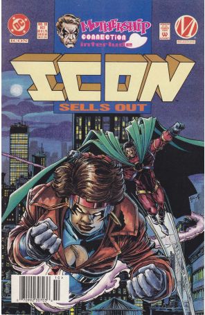 Icon 18 (Newsstand) published by DC with cover art by Mark D. Bright