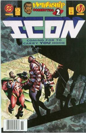 Icon 19 (Newsstand) published by DC with cover art by Mark D. Bright