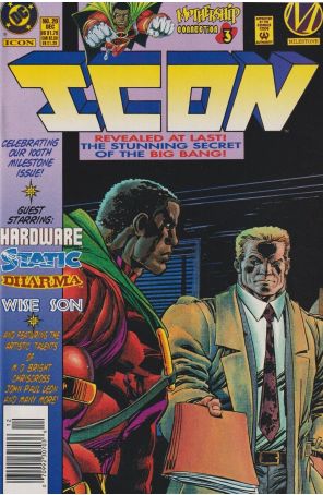 Icon 20 (Newsstand) published by DC with cover art by Mark D. Bright