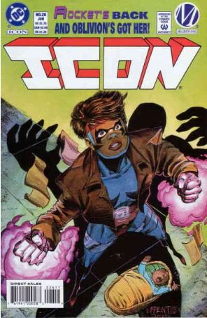 Icon 26 published by DC with cover art by Prentis Rollins