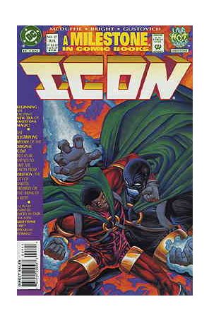 Icon 27 published by DC with cover art by John Cebollero