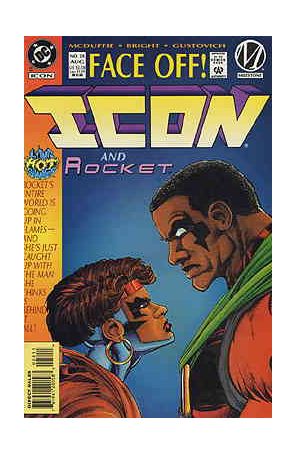 Icon 28 published by DC with cover art by Mark D. Bright