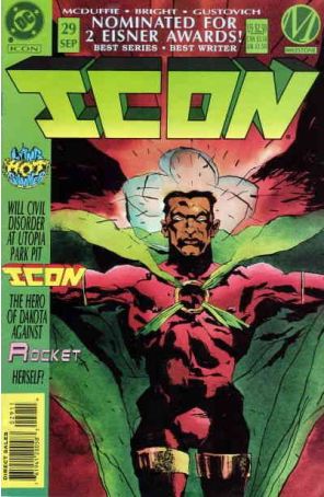 Icon 29 published by DC with cover art by Kent Williams