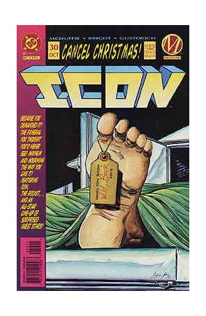 Icon 30 published by DC with cover art by Mark D. Bright
