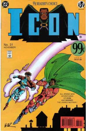 Icon 31 published by DC with cover art by Howard Chaykin