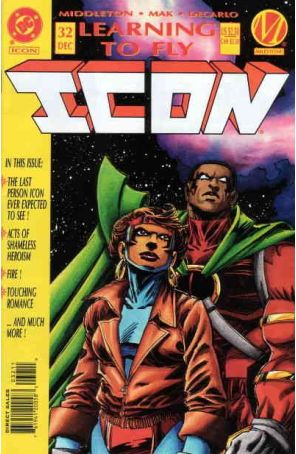Icon 32 published by DC with cover art by Mark D. Bright