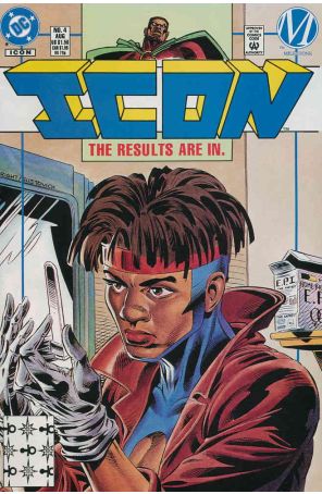 Icon 4 published by DC with cover art by Mark D. Bright