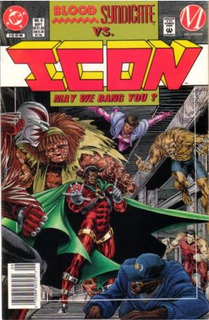 Icon 5 (Newsstand) published by DC with cover art by Mark D. Bright