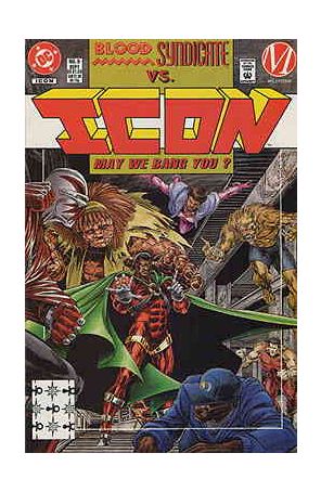 Icon 5 published by DC with cover art by Mark D. Bright