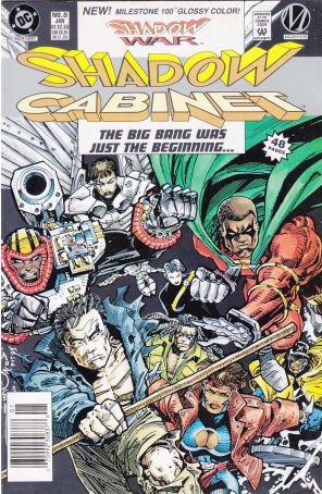 Shadow Cabinet 0 (Newsstand) published by DC with cover art by Walt Simonson