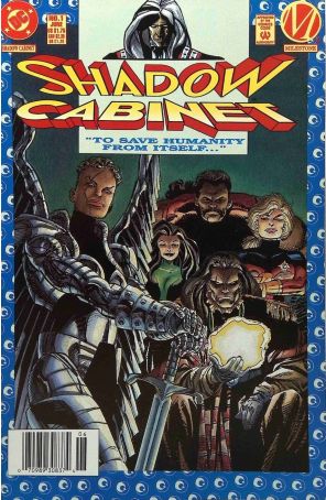 Shadow Cabinet 1 (Newsstand) published by DC with cover art by John Byrne