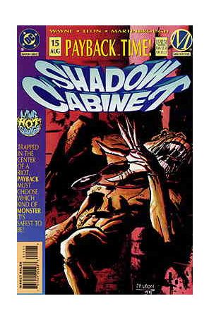 Shadow Cabinet 15 published by DC with cover art by John Paul Leon