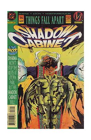 Shadow Cabinet 16 published by DC with cover art by Kent Williams