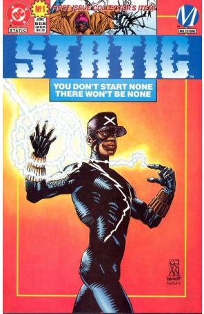 Static 1A published by DC with cover art by Denys Cowan