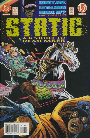 Static 17 published by DC with cover art by Wilfred Santiago